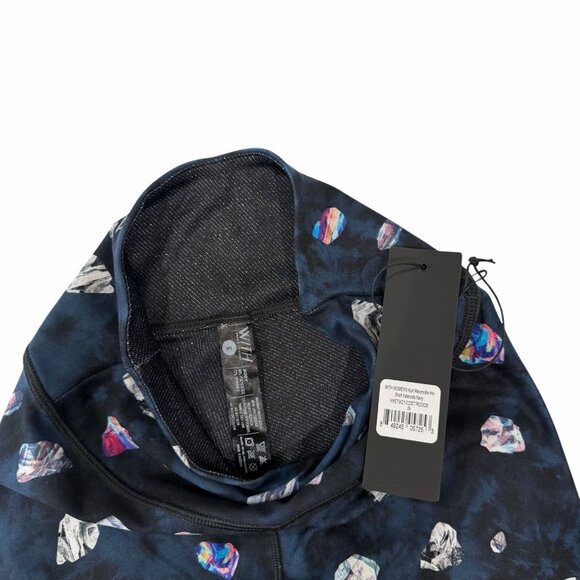 Wear it to Heart Kurt Reversible Biker Shorts Sz Small High Waist Asteroids Navy - Picture 6 of 9